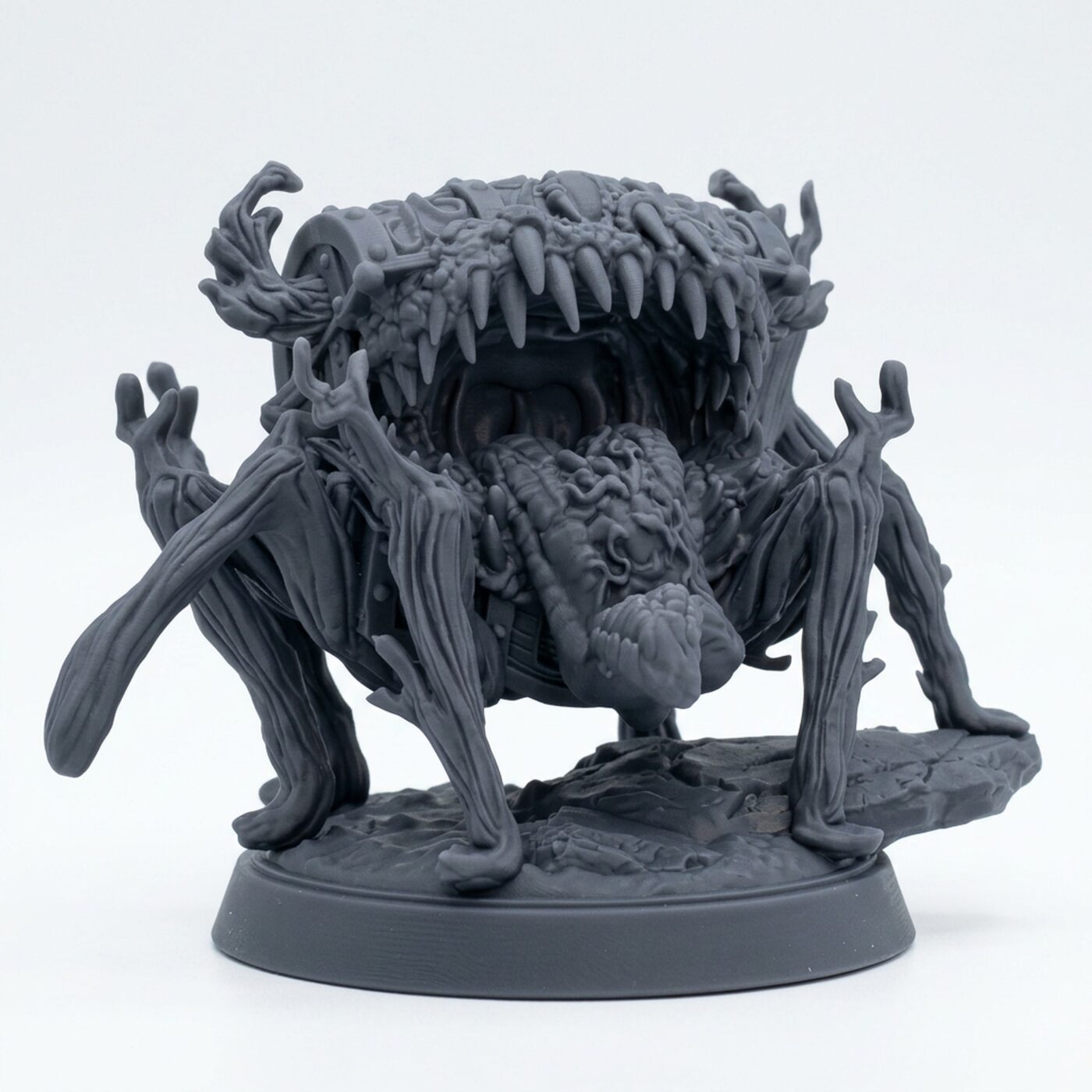 Monstrous Dead Mans Chest - Gray Resin 3D Printed Miniature