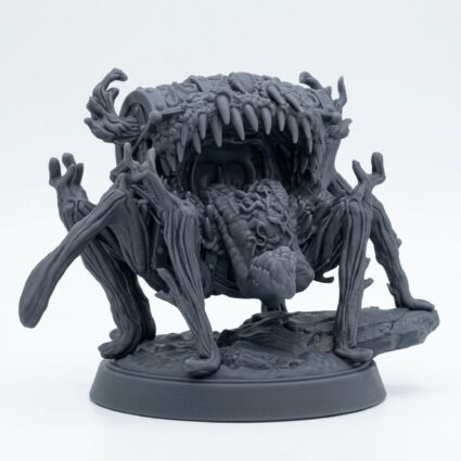 Monstrous Dead Mans Chest - Gray Resin 3D Printed Miniature
