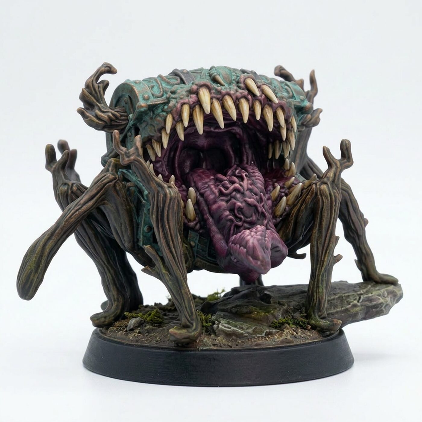 Monstrous Dead Mans Chest - Painted 3D Printed Miniature