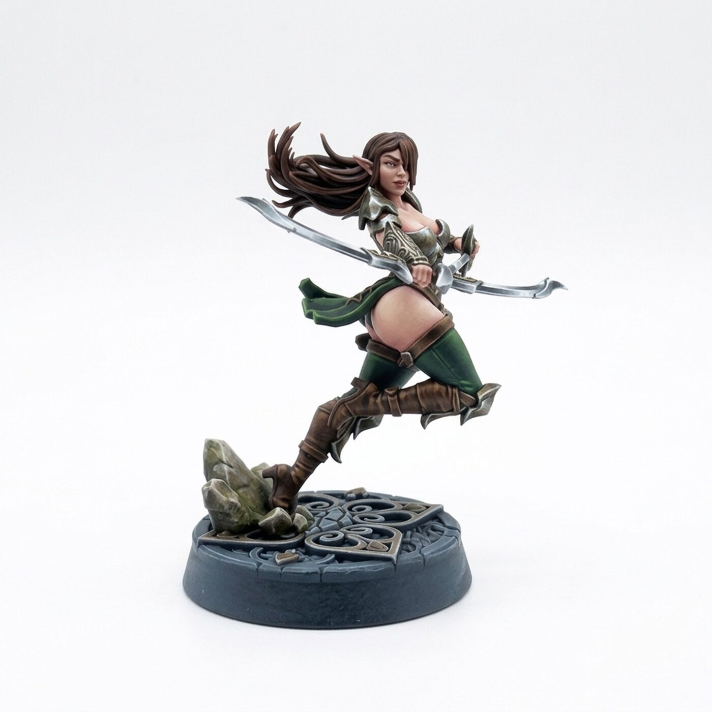 Moonflower Archer Mireille - Painted 3D Printed Miniature