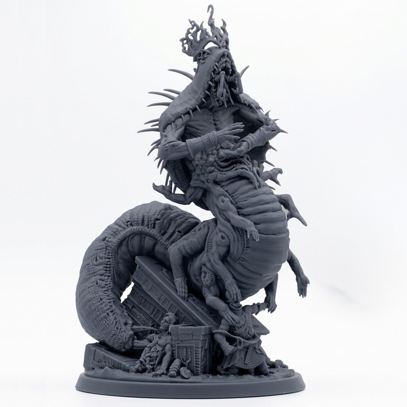 Mother Of Whispers - Gray Resin 3D Printed Miniature
