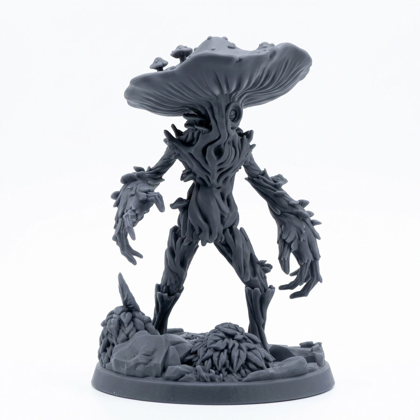 Mushroomguard A - Gray Resin 3D Printed Miniature