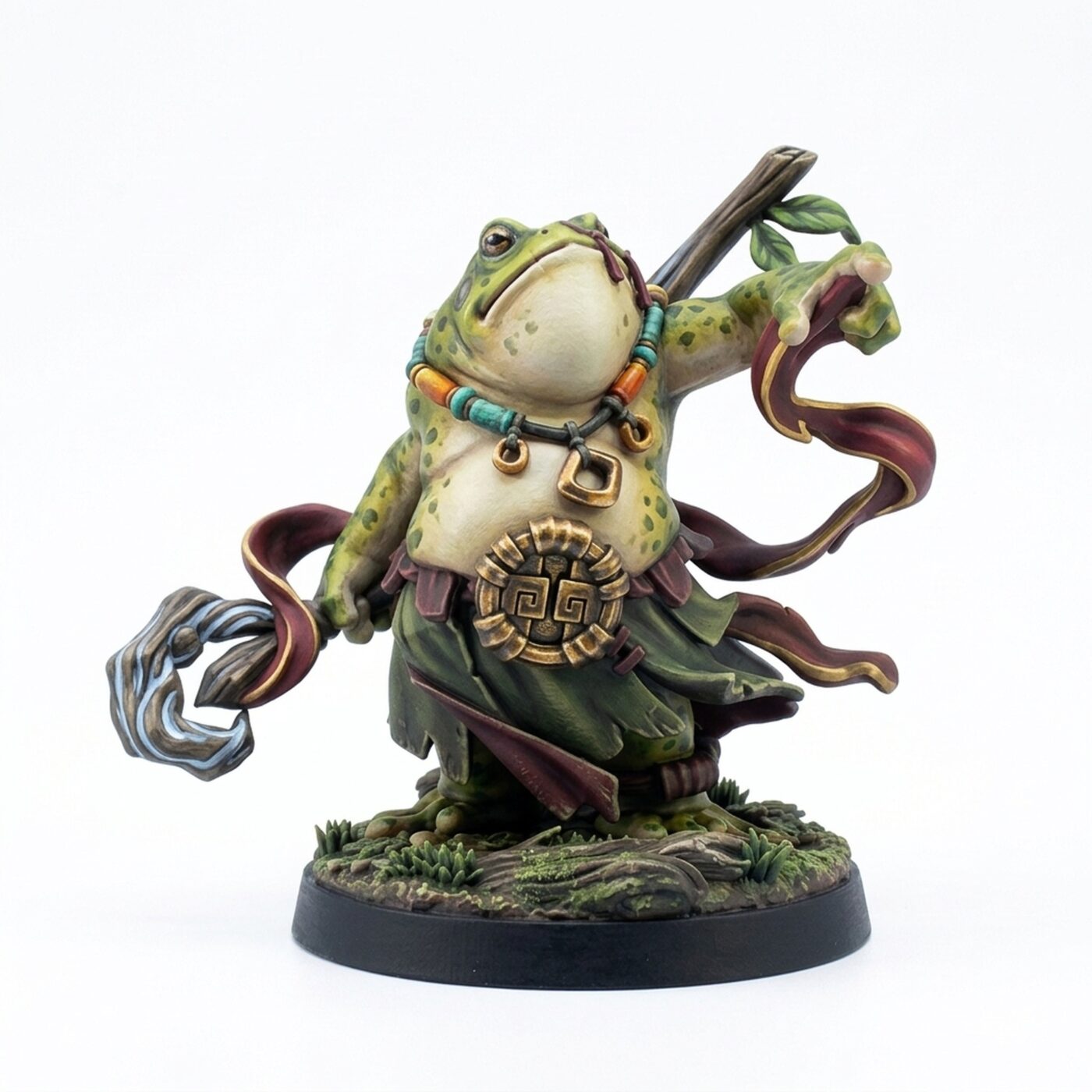 Mystic Toad A - Painted 3D Printed Miniature