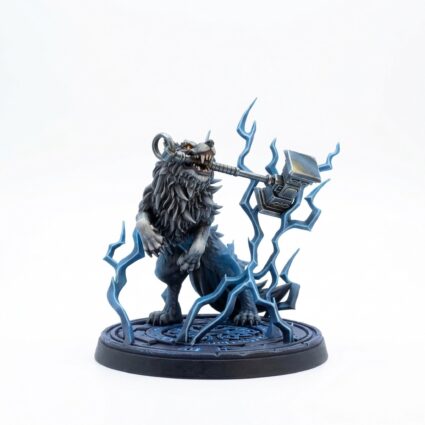 Nordic Wolf - Painted 3D Printed Miniature