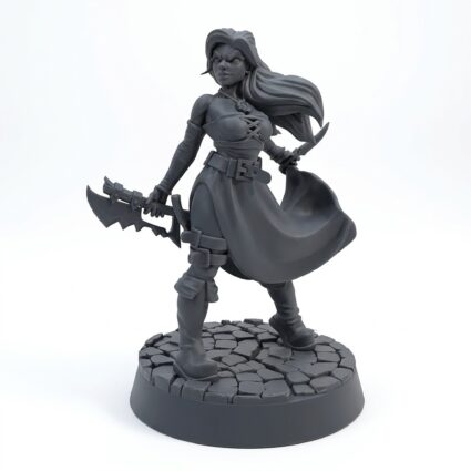 Notonguesavana Readytokill - Gray Resin 3D Printed Miniature