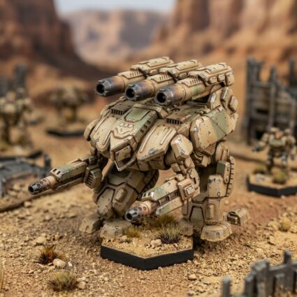 Omegka Painted Mech Miniature