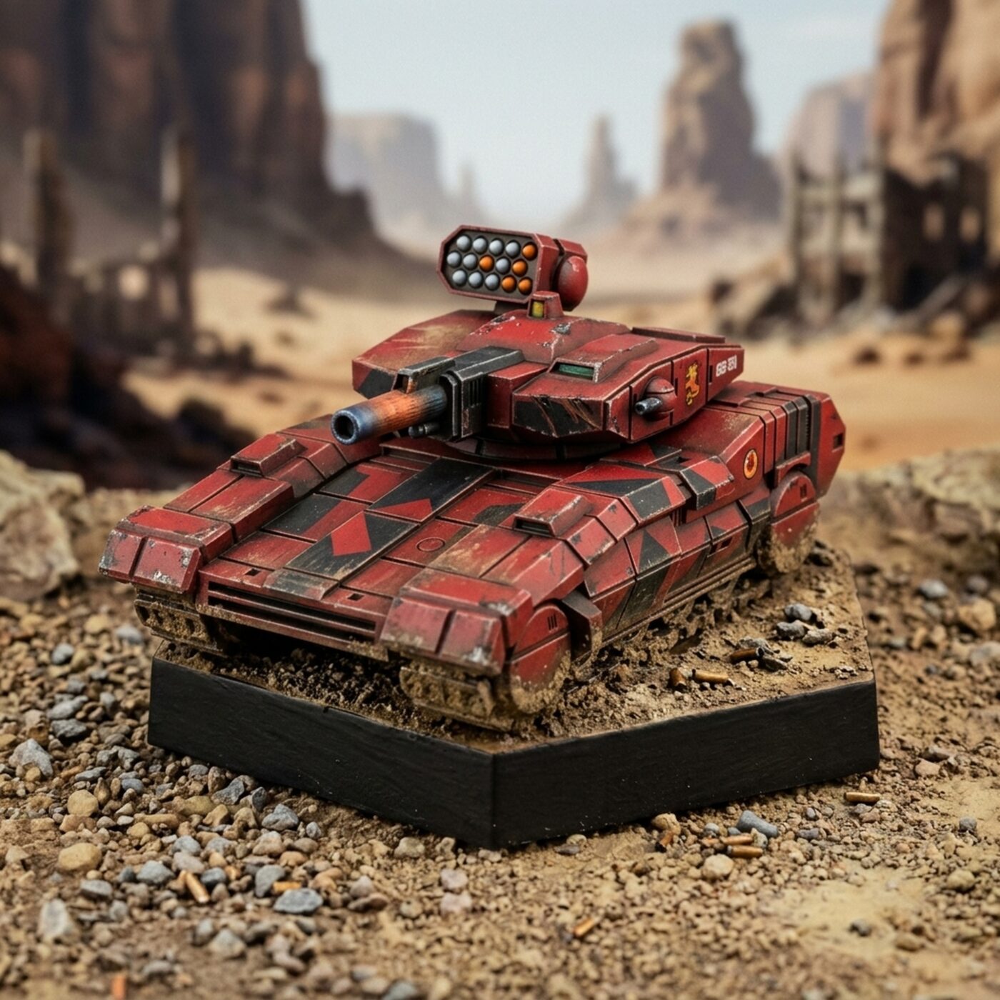 Ontos HEAT Prototype Turret Tank Miniature Painted Mech Miniature