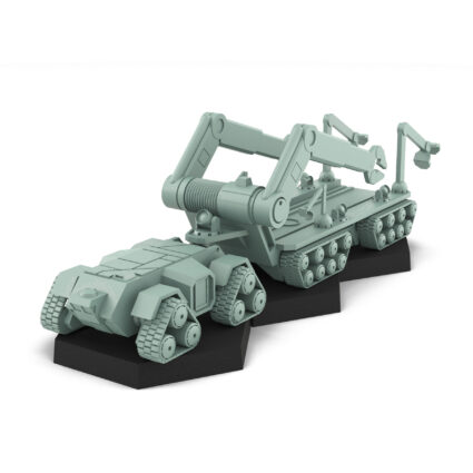 Oppie Support Vehicle (by USe Mechs) 3D Printed Mech Miniature