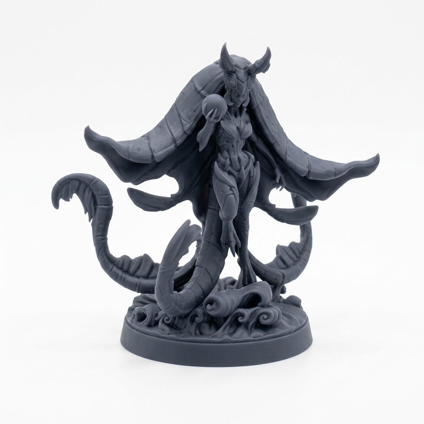 Oracle Bearer A - Gray Resin 3D Printed Miniature