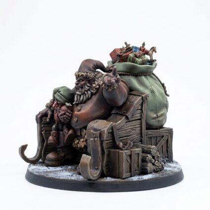 Orc Claus - Painted 3D Printed Miniature