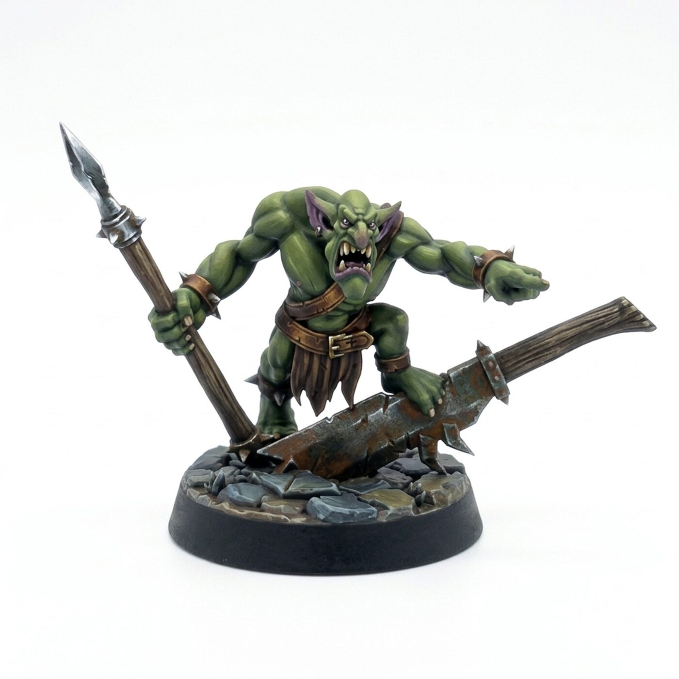 Orc Gretchins D - Painted 3D Printed Miniature