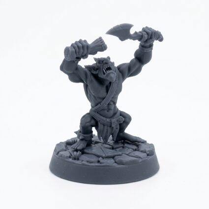Orc Gretchins E - Gray Resin 3D Printed Miniature