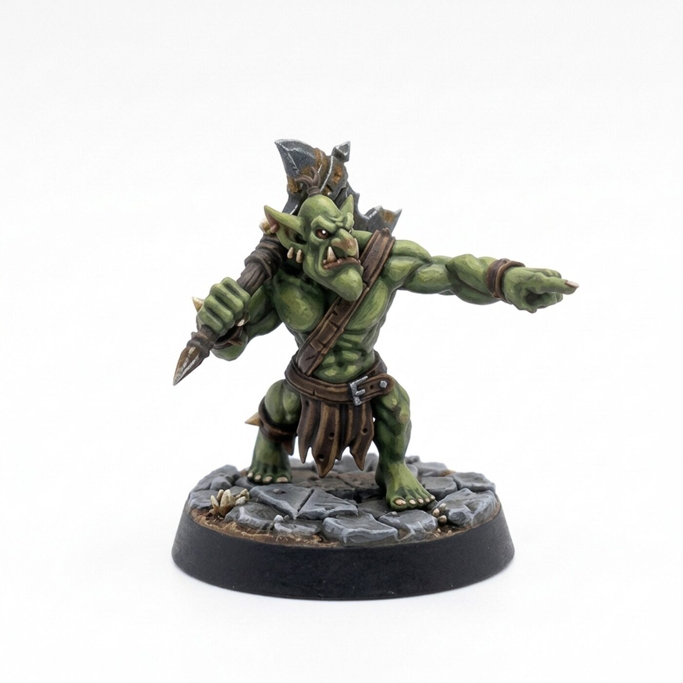 Orc Gretchins F - Painted 3D Printed Miniature