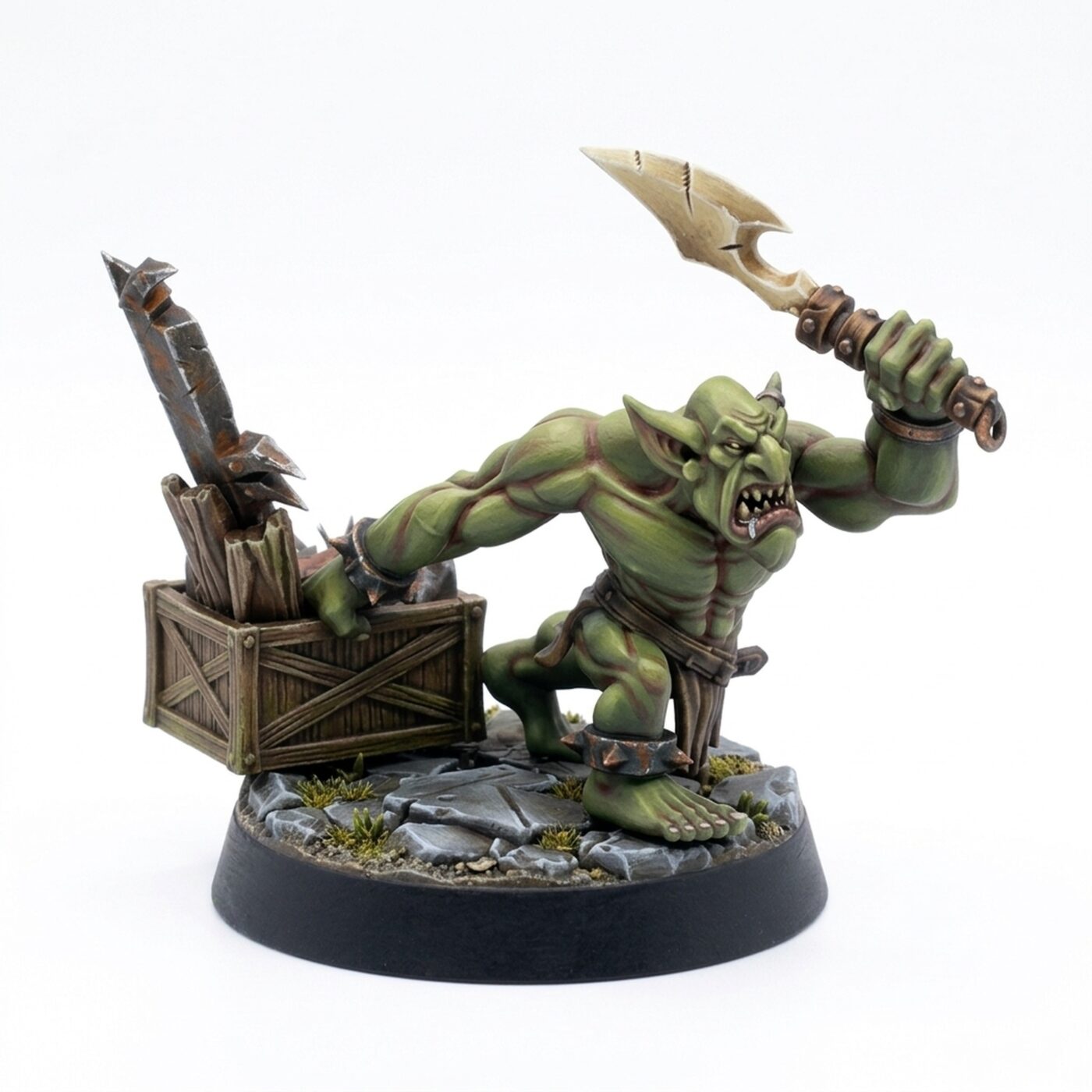 Orc Gretchins G - Painted 3D Printed Miniature