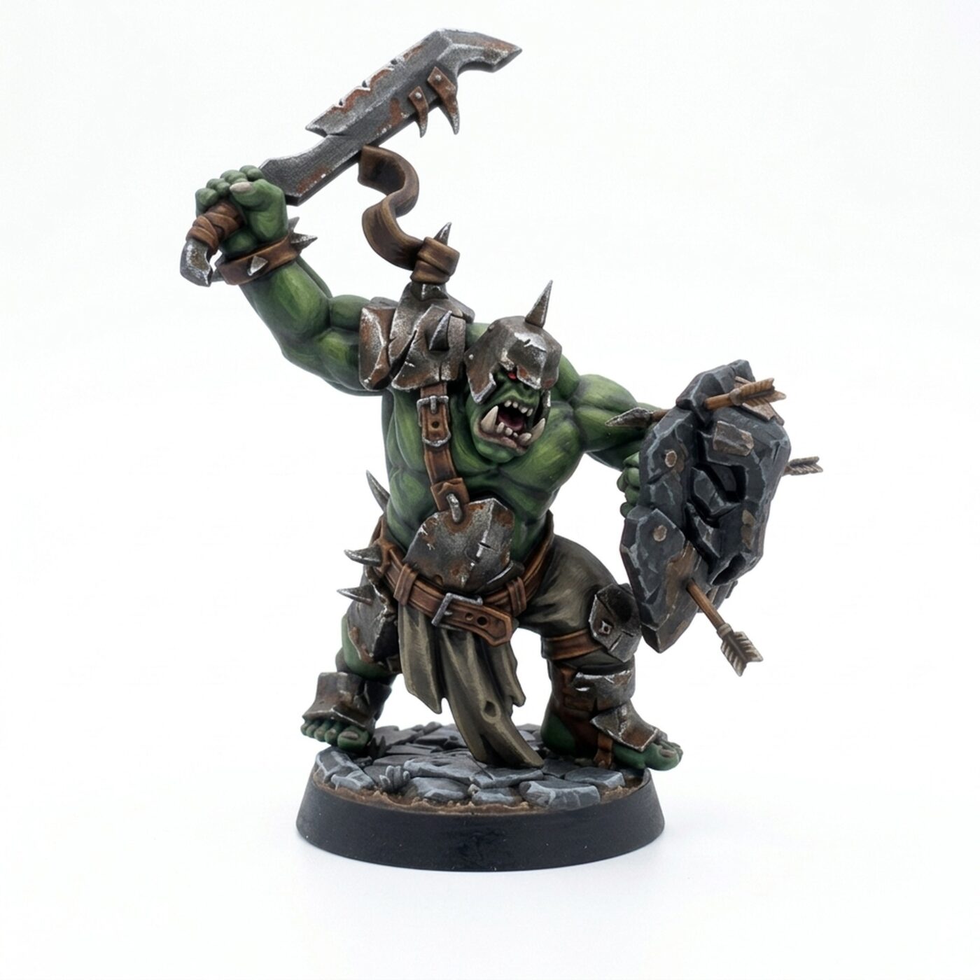 Orc Grunt A - Painted 3D Printed Miniature