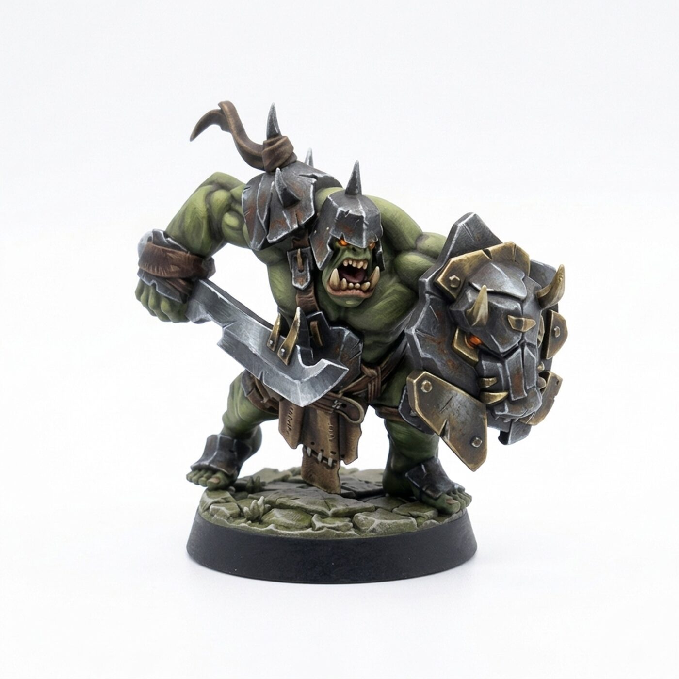 Orc Grunt D - Painted 3D Printed Miniature