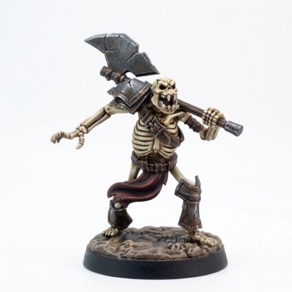 Orc Skeleton - Painted 3D Printed Miniature