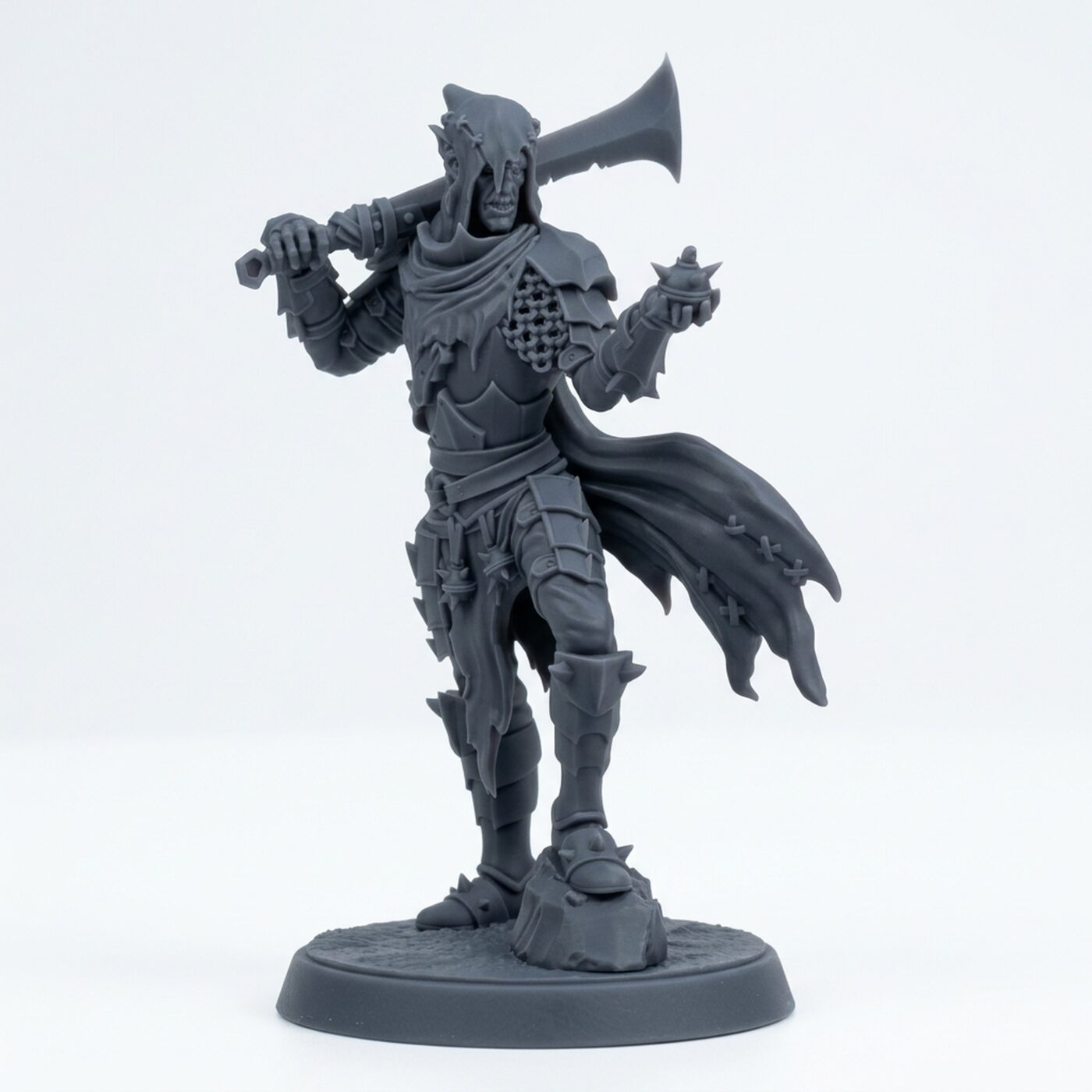Orc Wretch Sapper A - Gray Resin 3D Printed Miniature