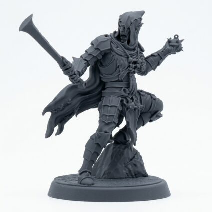 Orc Wretch Sapper B - Gray Resin 3D Printed Miniature