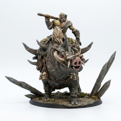 Orcboar Look Mount - Painted 3D Printed Miniature