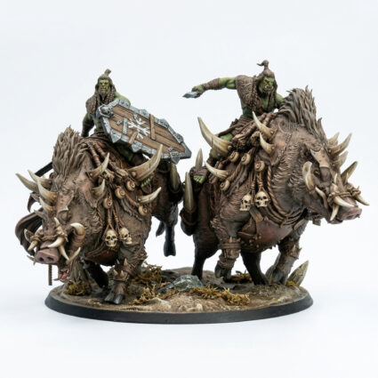 Orcboar Together Mountright - Painted 3D Printed Miniature