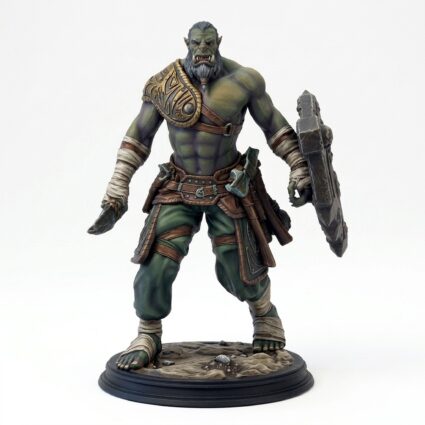 Orcsoldier Daggerready - Painted 3D Printed Miniature