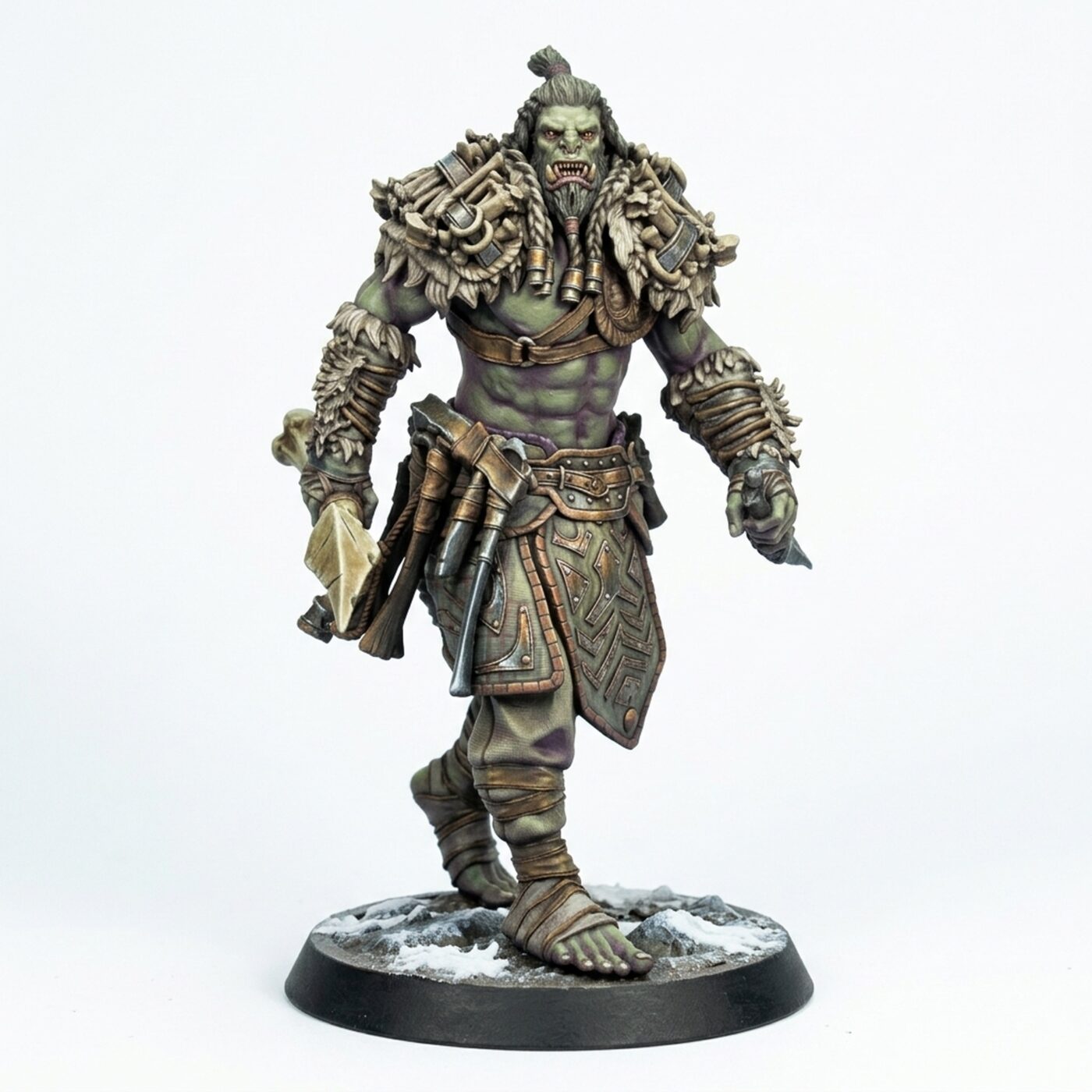 Orcsoldier Daggerwalk - Painted 3D Printed Miniature