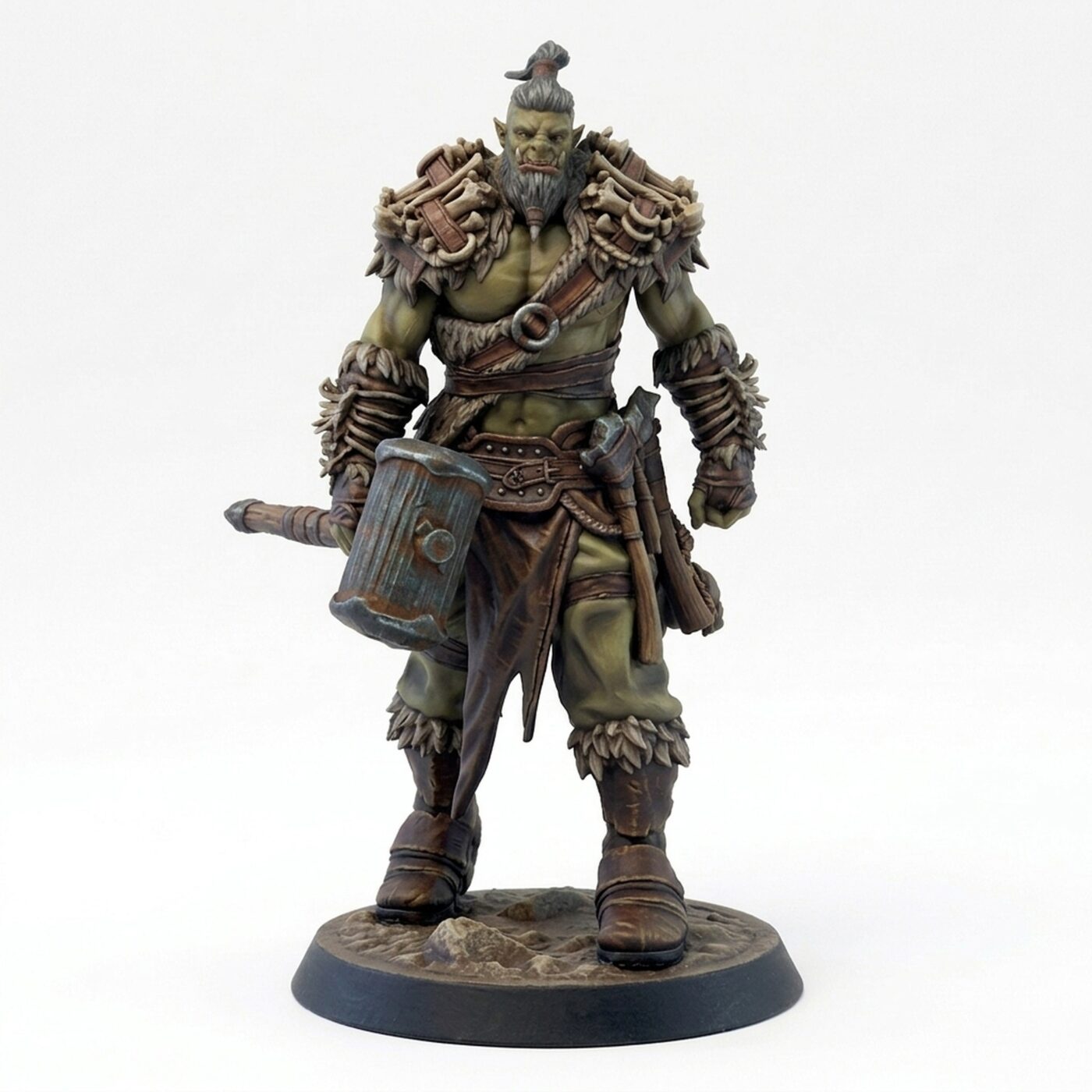 Orcsoldier Hammerduel - Painted 3D Printed Miniature