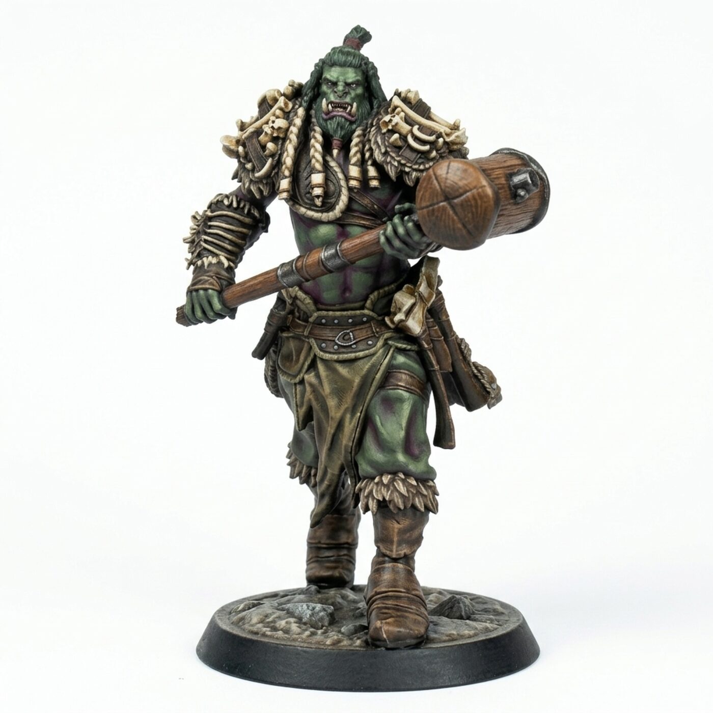 Orcsoldier Hammerready - Painted 3D Printed Miniature