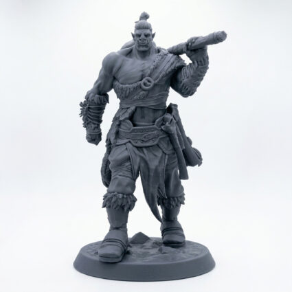 Orcsoldier Hammerwalk - Gray Resin 3D Printed Miniature
