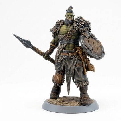 Orcsoldier Spearwalk - Painted 3D Printed Miniature