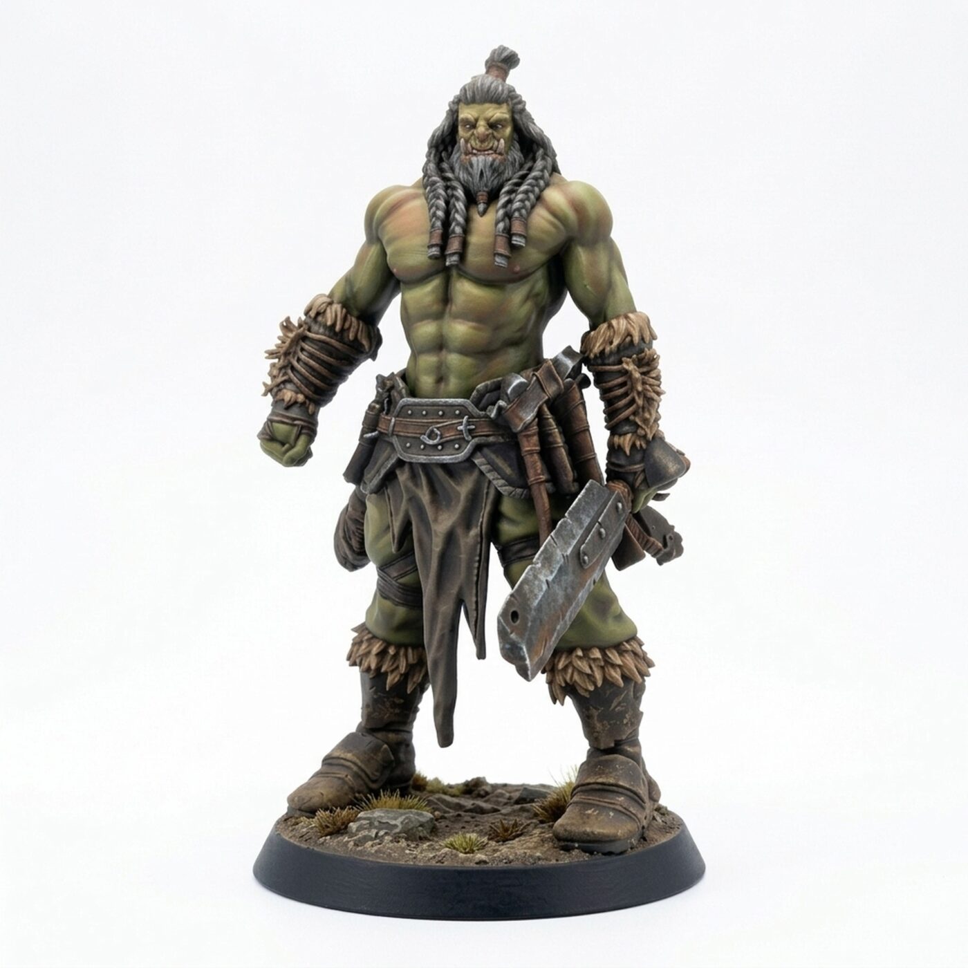 Orcsoldier Swordstand - Painted 3D Printed Miniature