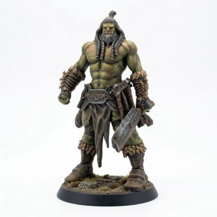 Orcsoldier Swordstand - Painted 3D Printed Miniature