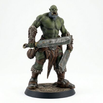 Orcsoldier Swordtaunt - Painted 3D Printed Miniature