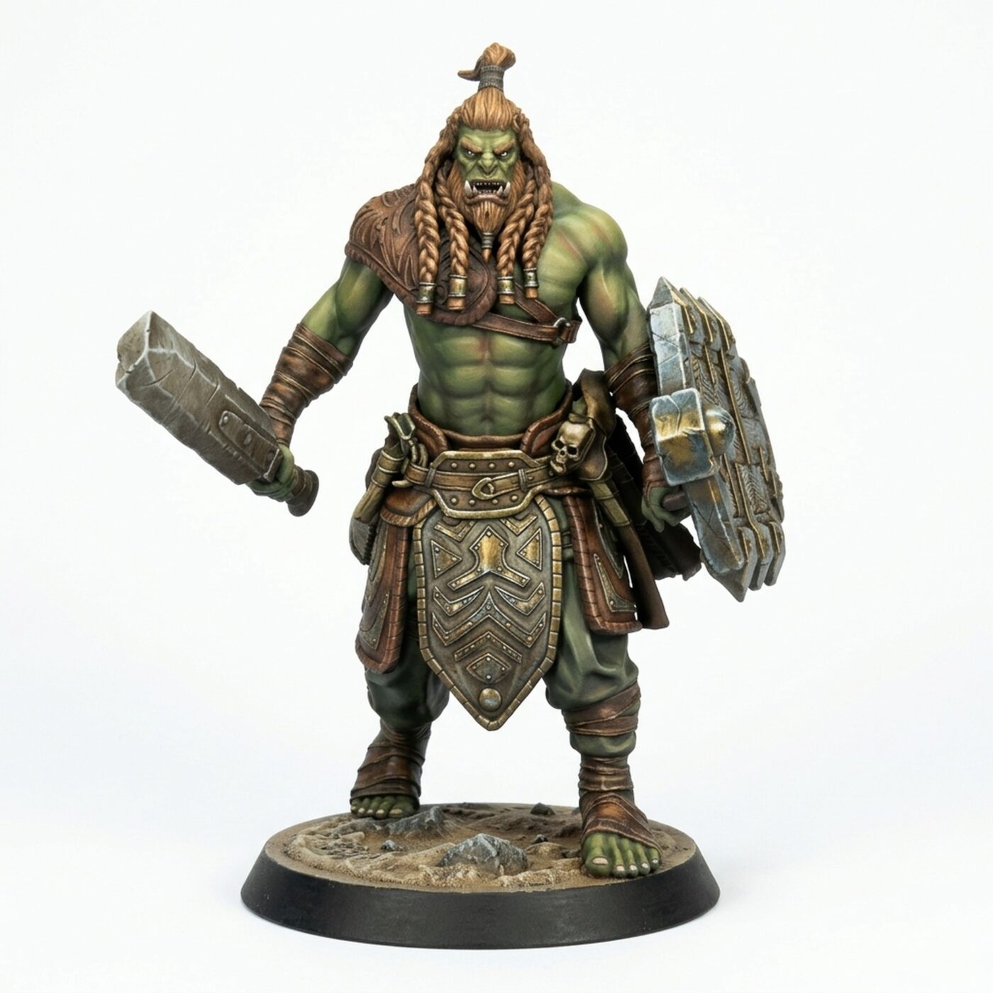 Orcsoldier Swordwalk - Painted 3D Printed Miniature