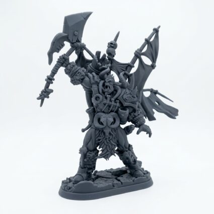 Orctribebannerman A - Gray Resin 3D Printed Miniature