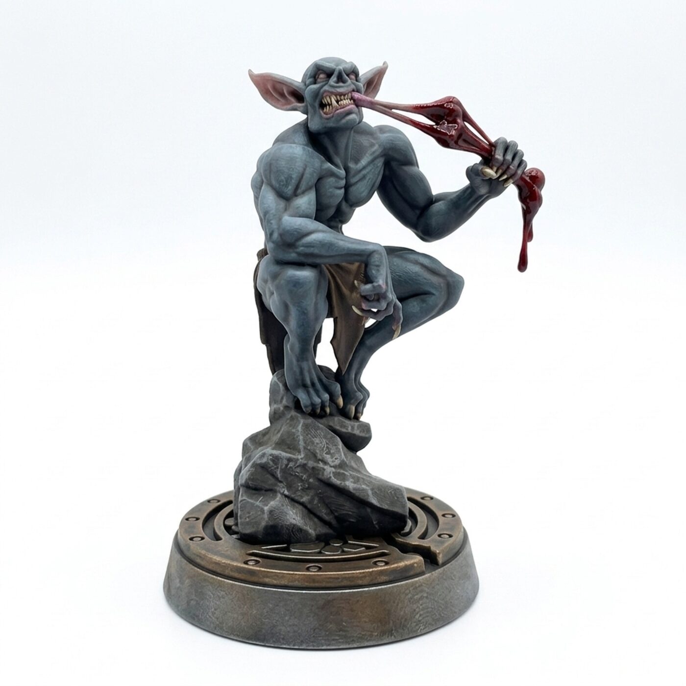 Ossian Gnawing - Painted 3D Printed Miniature