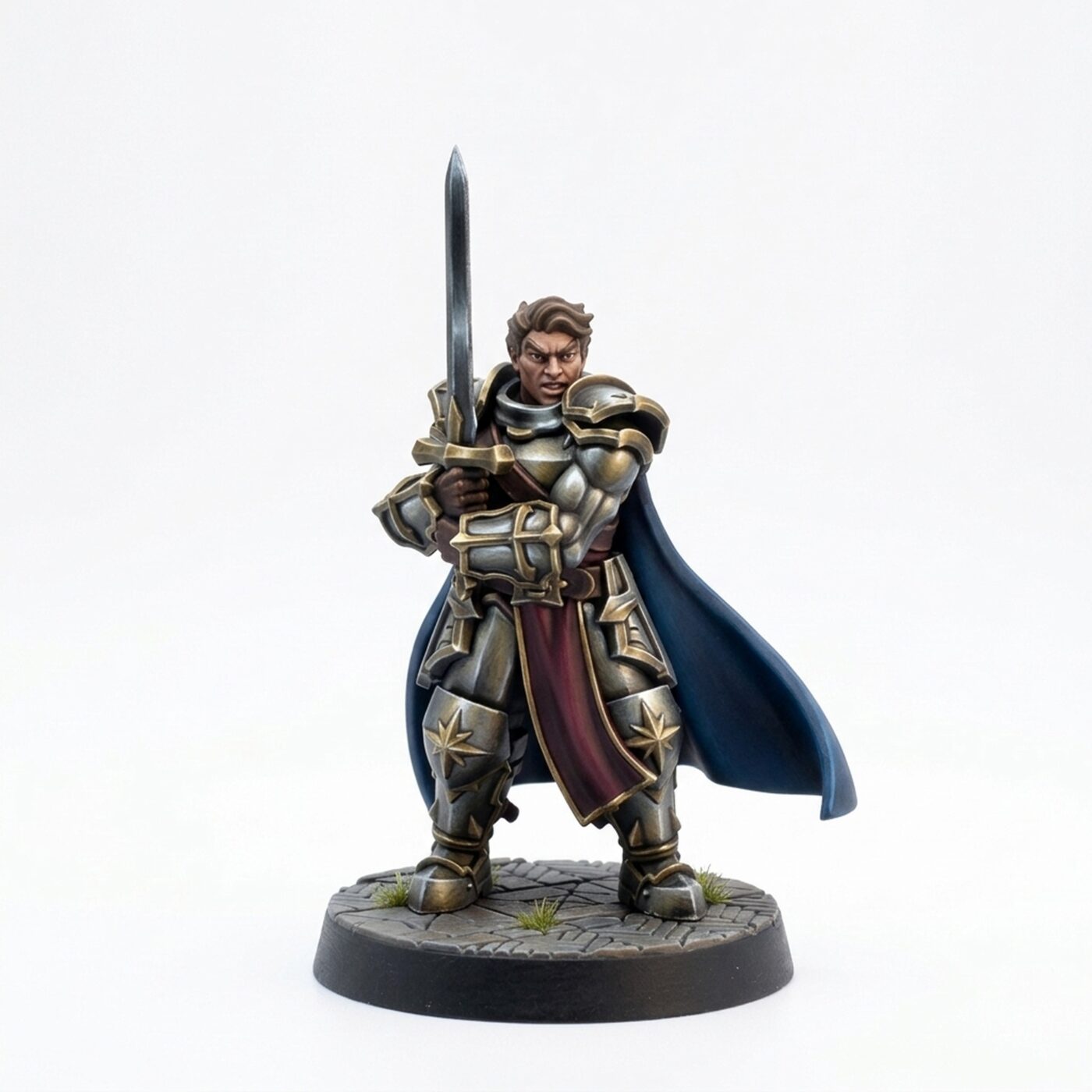 Paladin Stance - Painted 3D Printed Miniature