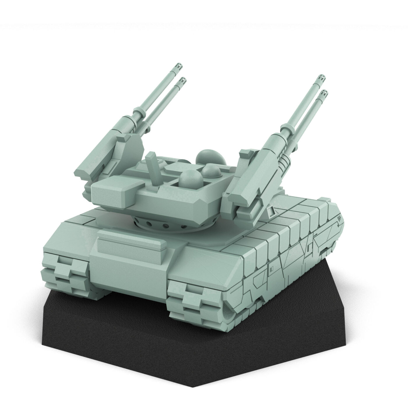 Partisan Raised - 3D Printed Miniature Tank