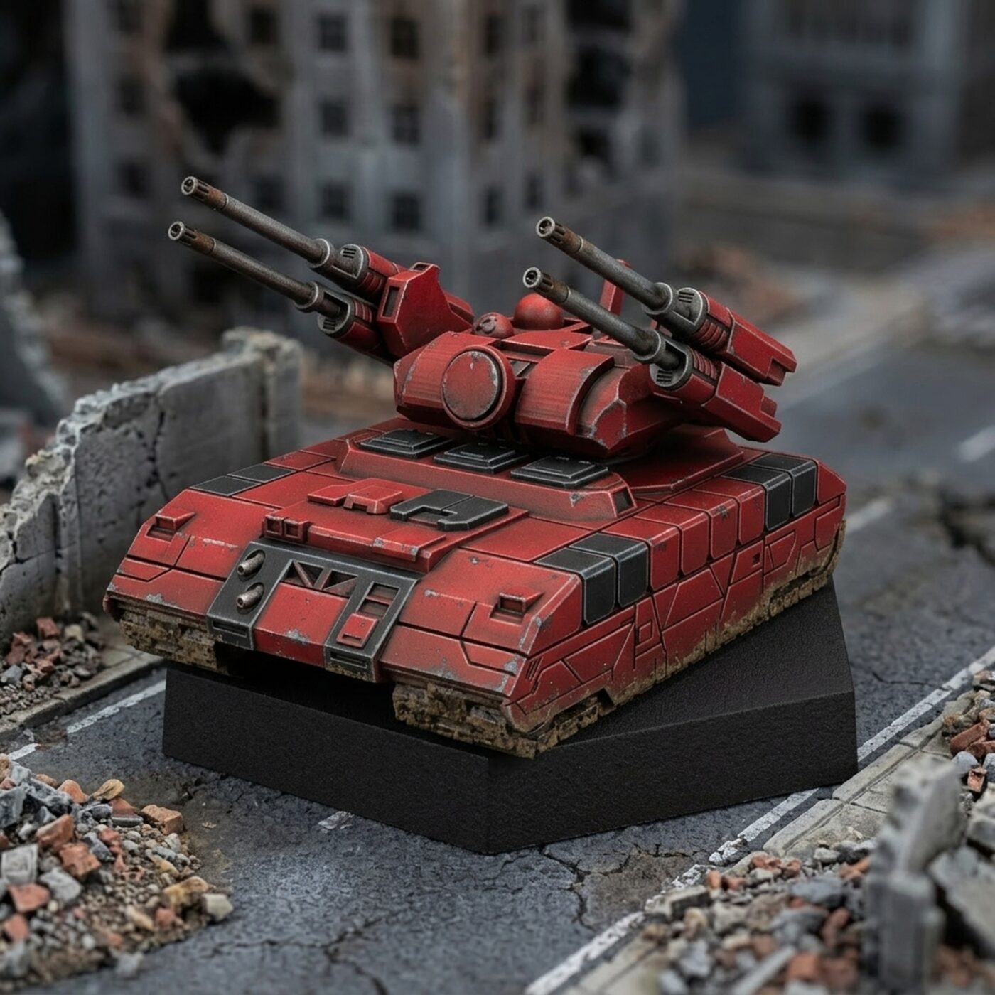 Partisan Raised - 3D Printed Miniature Tank Painted Mech Miniature