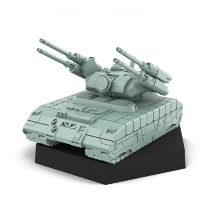 Partisan Raised - 3D Printed Miniature Tank 3D Printed Mech Miniature