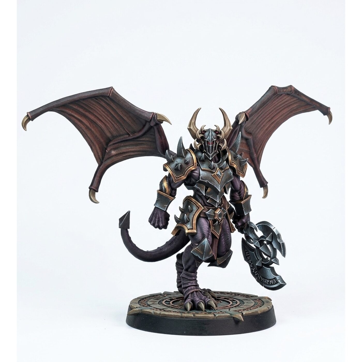 Patrolling Demon - Painted 3D Printed Miniature