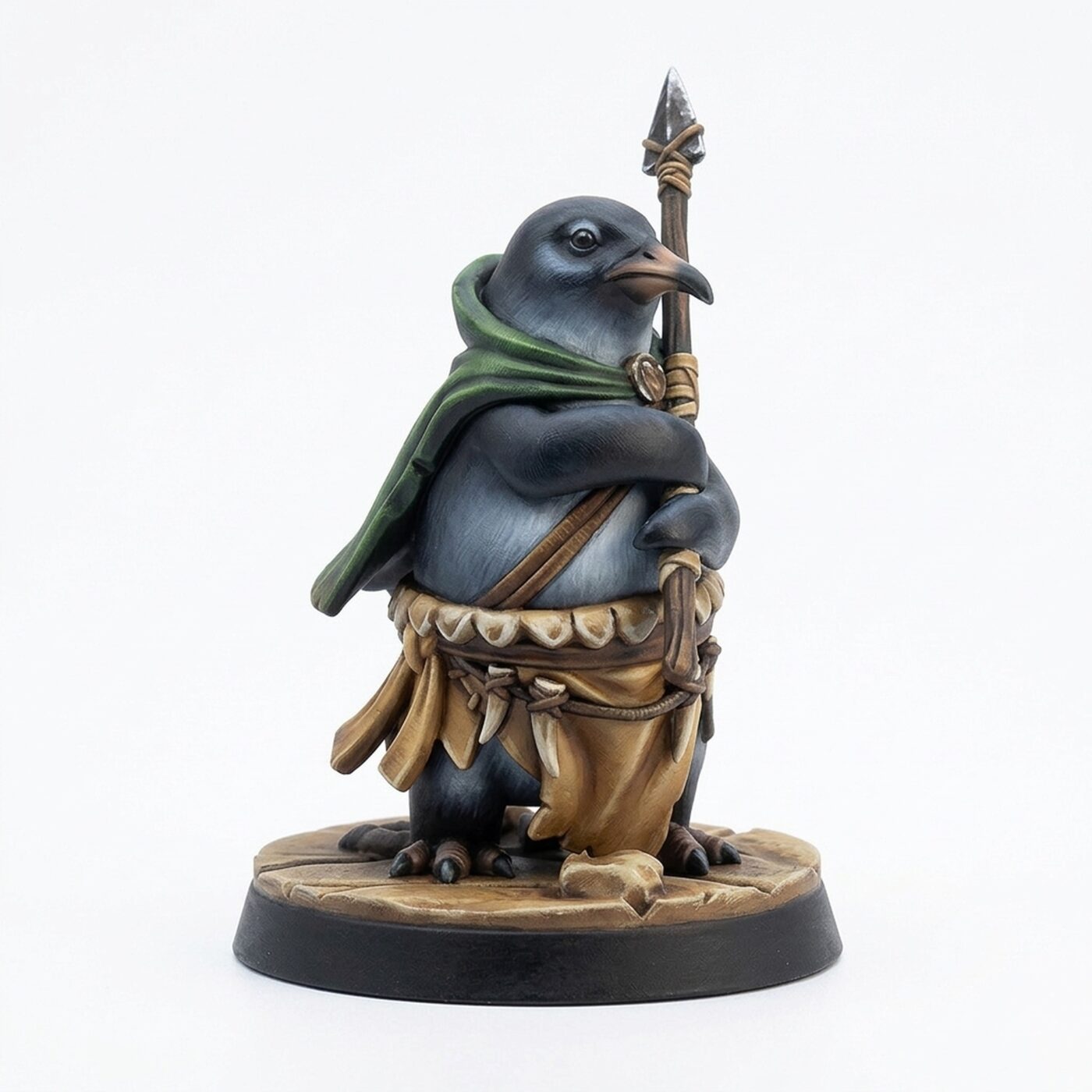 Penguin Lancer - Painted 3D Printed Miniature