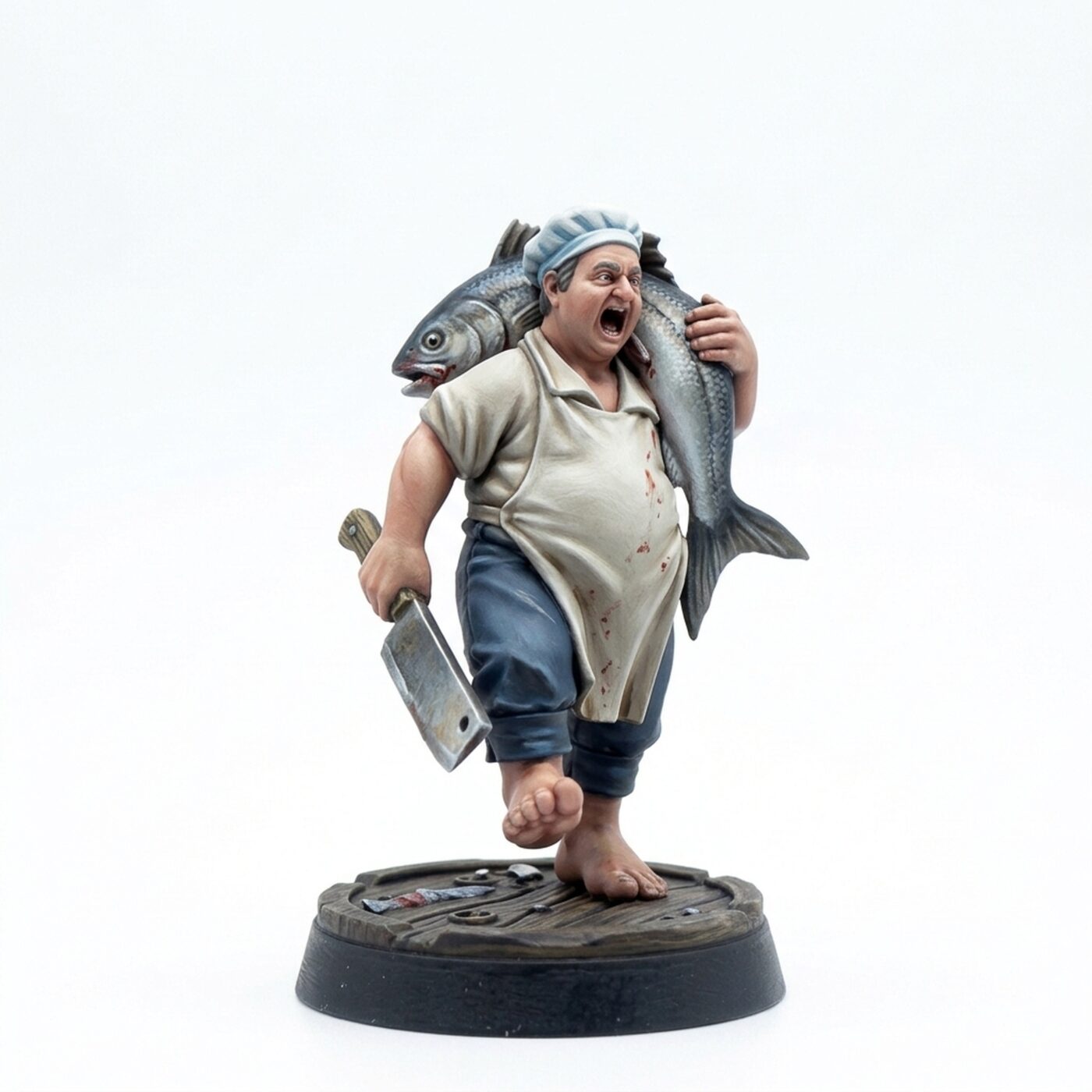 Pirate Cook - Painted 3D Printed Miniature