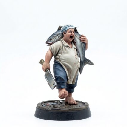 Pirate Cook - Painted 3D Printed Miniature