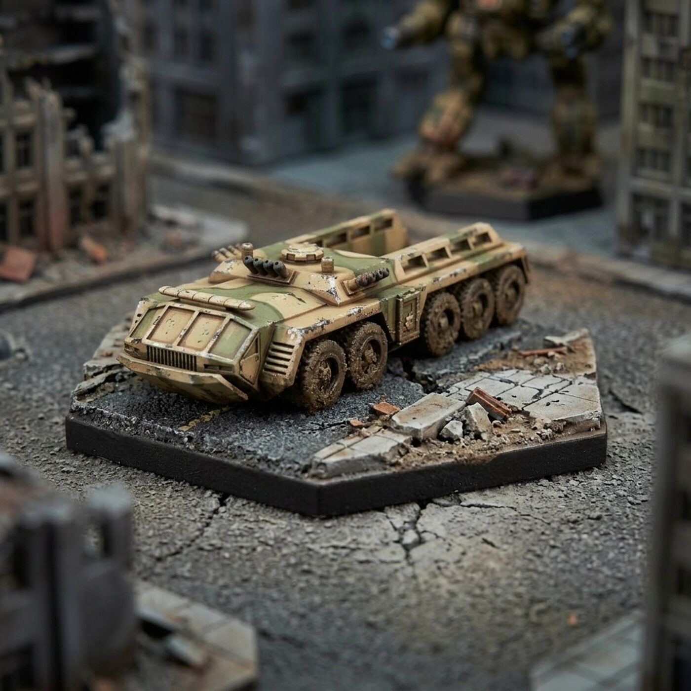 USe Mechs PMV Cargo Transport - 3D Printed Miniature Painted Mech Miniature