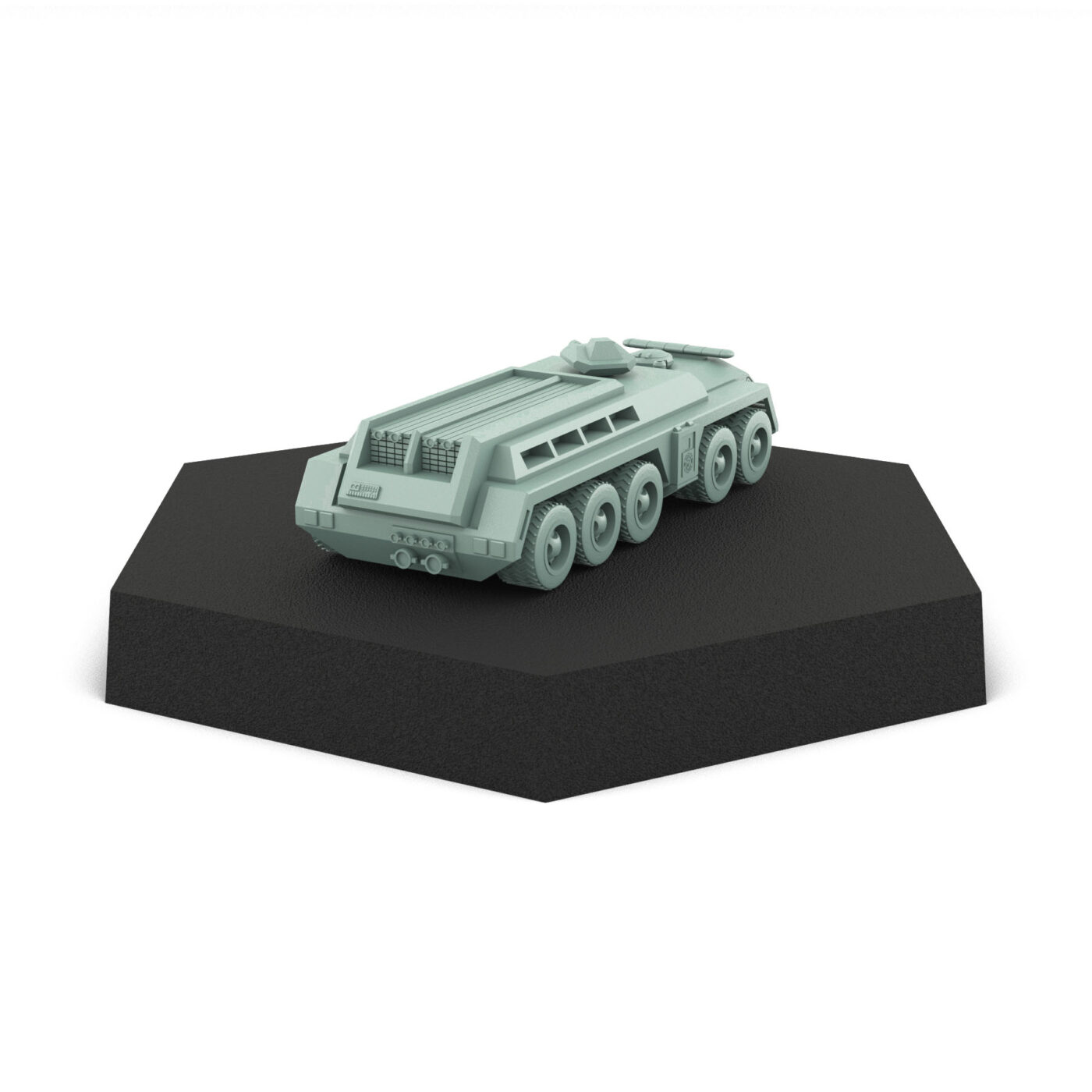 PMV Military Fire Truck - 3D Printed Miniature