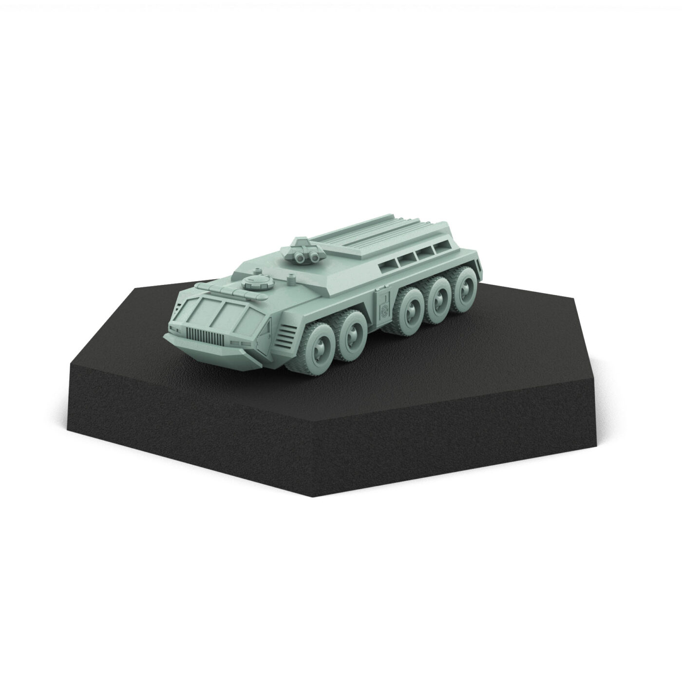 PMV Military Fire Truck - 3D Printed Miniature 3D Printed Mech Miniature