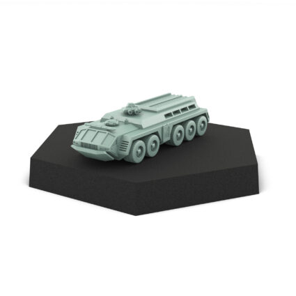 PMV Military Fire Truck - 3D Printed Miniature 3D Printed Mech Miniature