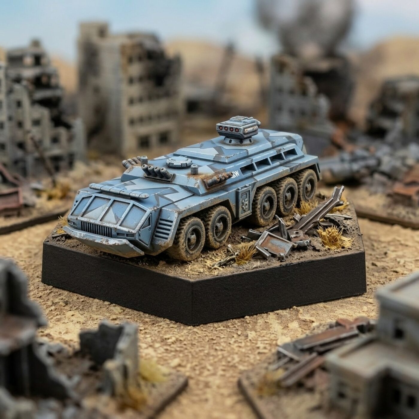 PMV Prisoner Transport - 3D Printed Sci-Fi Vehicle Painted Mech Miniature